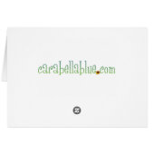 Swanky Personalized Card (Back Horizontal)