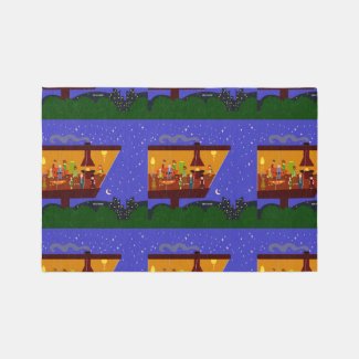 Swanky Sixties Party Time Cool Retro Pattern