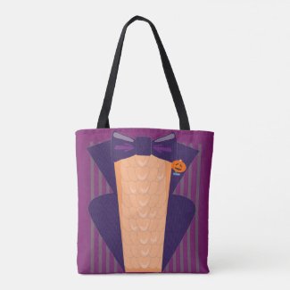 Swanky Spooky Funny Halloween Tuxedo Design