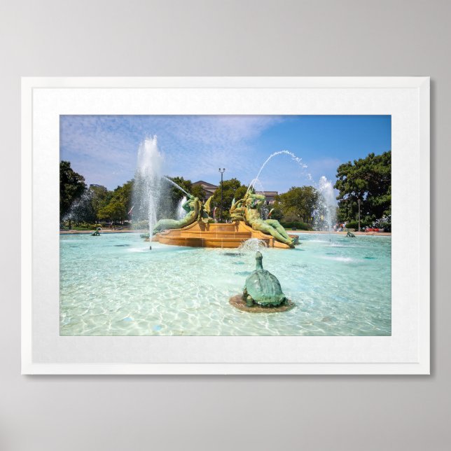 Swann Memorial Fountain in Philadelphia Framed Art (Framed Front)