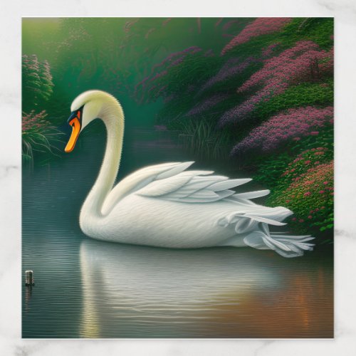 Swans are Majestic and Graceful Birds Envelope Liner