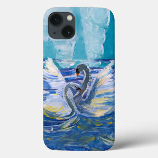 Swans "Art by Kids" iPhone 13 Case