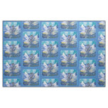 Swans "Art by Kids" Fabric