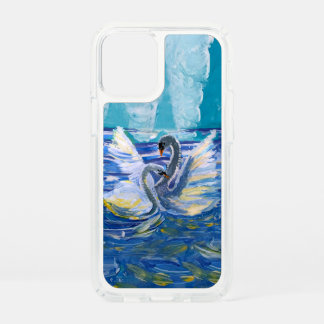 Swans "Art by Kids" Speck iPhone 12 Mini Case