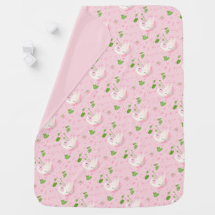 Swans Baby Blanket