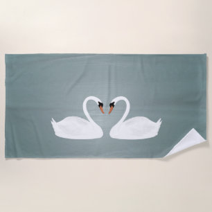 Swans Beach Towel