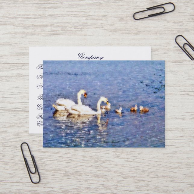 SWANS BUSINESS CARD (Front/Back In Situ)