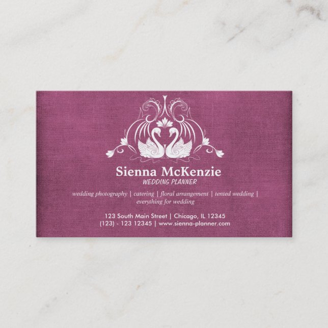 Swans Business Card (Front)