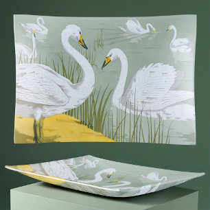 Swans By Verneuil Trinket Tray