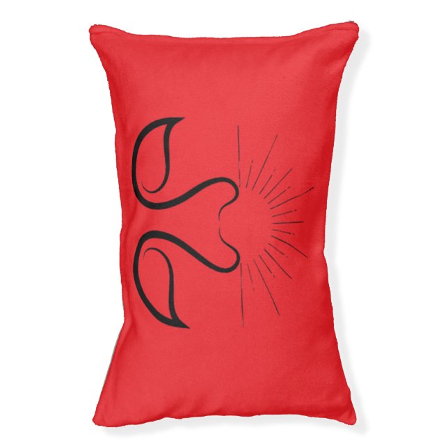 Swans Dog Bed (Front Vertical)