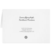 "Swans flying high" Cards (Back Horizontal)