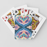 Swans In Love Playing Cards