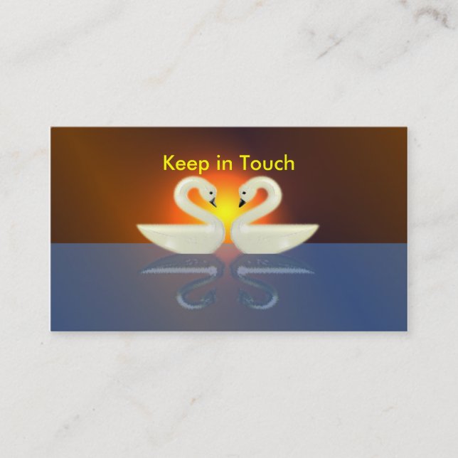 Swans - Keep in Touch Calling Card (Front)