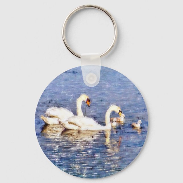 SWANS KEYCHAIN (Front)