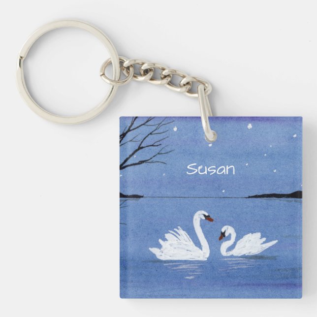 Swans Keychain (Front)