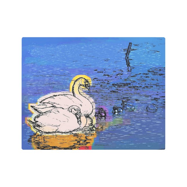 SWANS METAL PRINT (Front)