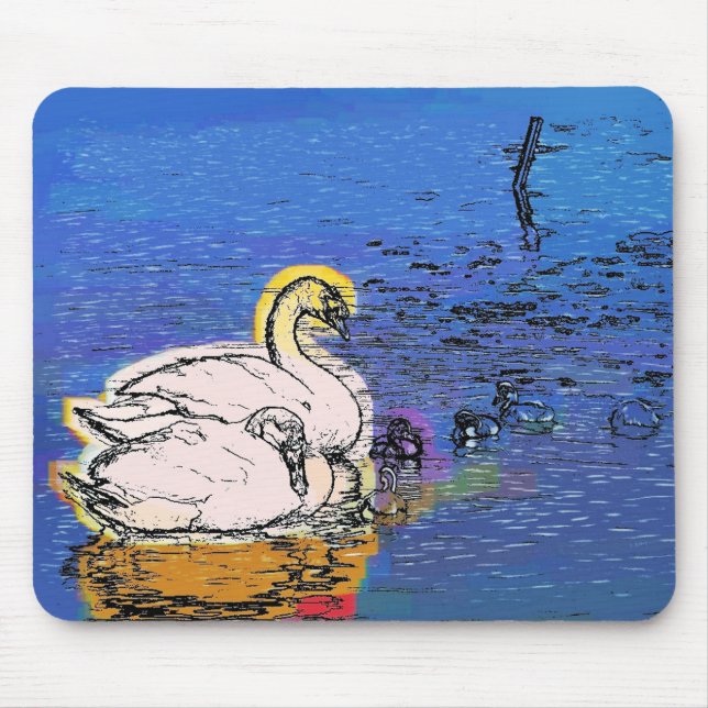 SWANS MOUSE PAD (Front)