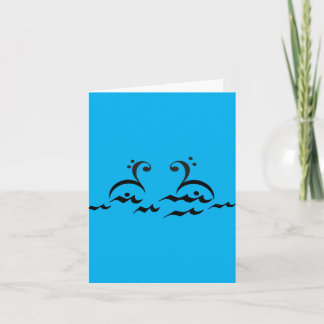 Swans, Music Swans Note Card