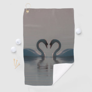 Swans on Lake Golf Towel
