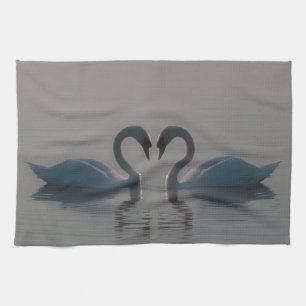  Swans on Lake Kitchen Towel