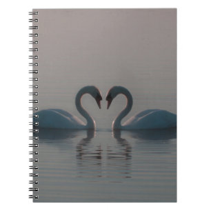 Swans on Lake Notebook