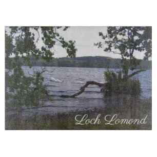 Swans on Loch Lomond Cutting Board