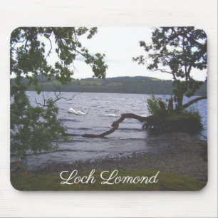 Swans on Loch Lomond Mouse Pad