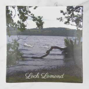 Swans on Loch Lomond Trinket Tray