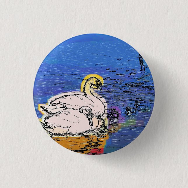 SWANS PINBACK BUTTON (Front)