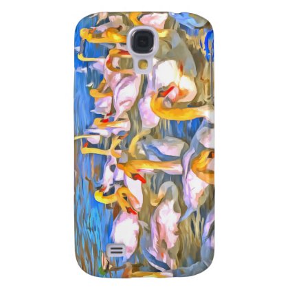 Swans Pop Art Galaxy S4 Case