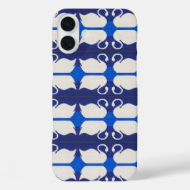Swans Reflections in Lake Artisan Crochet Print iPhone 16 Plus Case