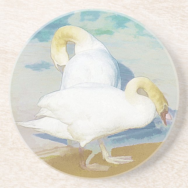 SWANS SANDSTONE COASTER (Front)