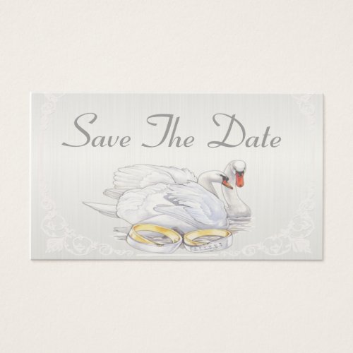 Swans _ Save The Date Card