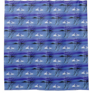 Swans Shower Curtain