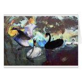 Swans Swimming (Front Horizontal)