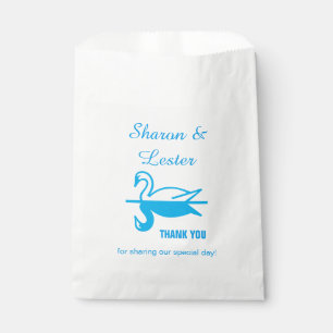 Swans Thank You Favor Bag
