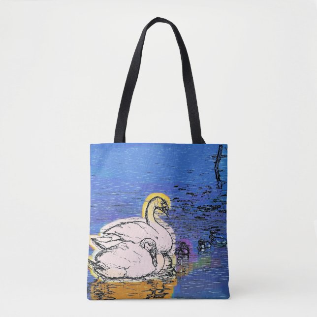 SWANS TOTE BAG (Front)