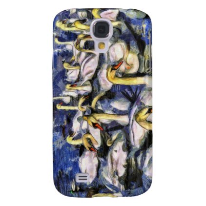 Swans Vincent Van Gogh Samsung Galaxy S4 Cover