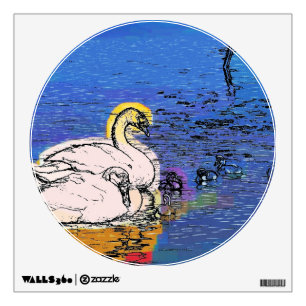 SWANS WALL STICKER