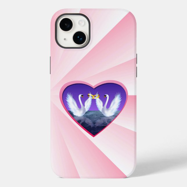 Swan's Wedding Case-Mate iPhone Case (Back)