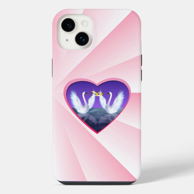 Swan's Wedding Iphone Case (Back)