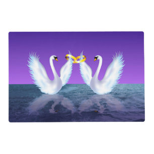 Swan's Wedding Placemat