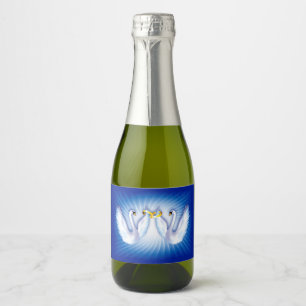 Swan's Wedding Sparkling Wine Label