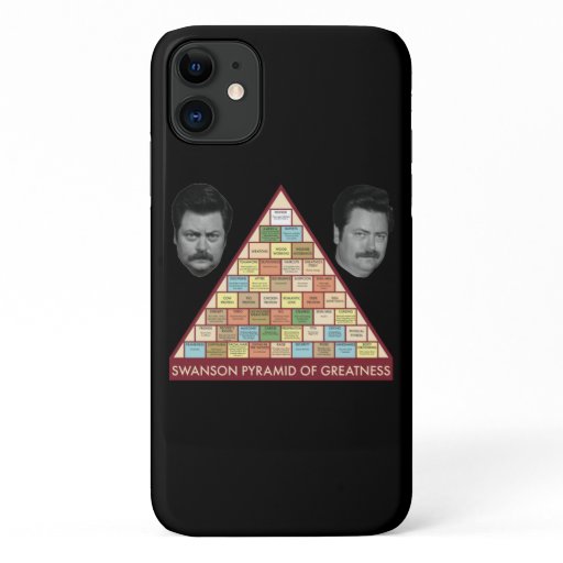 Swanson Pyramid of Greatness iPhone 11 Case
