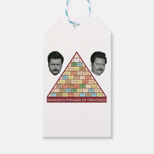 Swanson Pyramid of Greatness Gift Tags