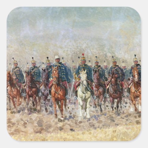 Swansong of the Hussars 1931 Square Sticker
