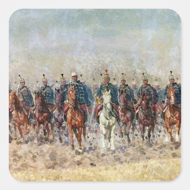 Swansong of the Hussars, 1931 Square Sticker (Front)