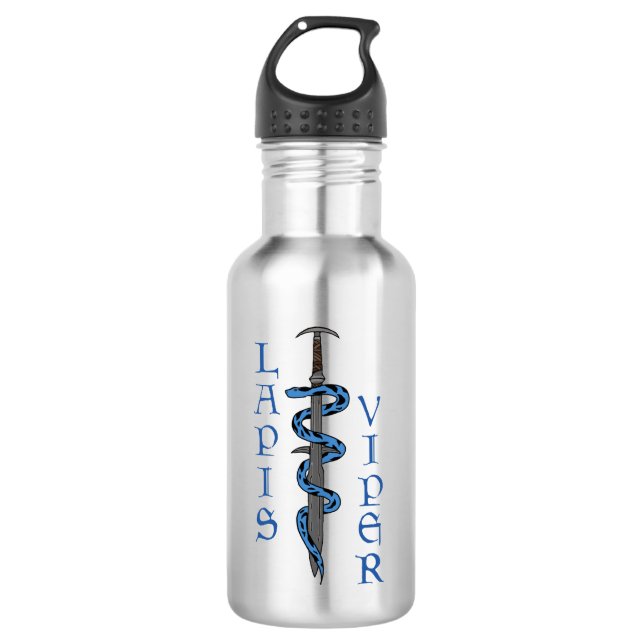 Sward & Snek Stainless Steel Water Bottle (Front)