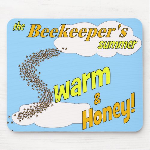 Swarm  Honey Summer _ Mousepad