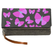 Swarm of Artistic Butterflies Clutch (Front)